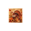 Autumn Thanksgiving turkey diamond painting bead embroidery DIY craft home decor square variant - Giant Bird Pumpkin
