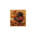 Autumn diamond painting DIY handmade kit Thanksgiving autumn harvest home decor wall art - Pumpkin Hat