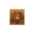 Autumn diamond painting kit bead embroidery DIY harvest basket pumpkin sunflower wall art decor - Pumpkin Basket