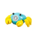 Cute crab bubble machine toy for kids, automatic bubble maker with music, safe plastic design. - Green