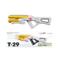 Electric water gun for kids adults summer pool beach outdoor game high capacity powerful squirt gun - 1 Piece / White Yellow