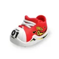 Basket jouet rouge et blanc créative pour enfants avec motif de ballon de football. - 1 Pièce / Rouge