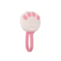 Mignon pince de couette en silicone patte de chat clip anti-dérapant pour le lit - Rose