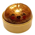 Gold Glitter Squishy Bun Toy Cute Decompression Stress Relief Toy Soft Anti-Stress Figet - Transparent Gold