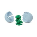 Juguete de dinosaurio de cuerda verde con variante de cáscara de huevo para niños. - Dinosaurio