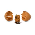 Lindo juguete de cuerda de capibara con diseño de cáscara de huevo, divertido y tierno. - Estilo Carpincho