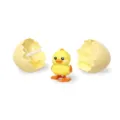 Lindo juguete de pato amarillo de cuerda con diseño de cáscara de huevo rota para niños. - Pollo