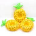 Inflatable pineapple drink float cup holder for pool party water fun beach accessories yellow - Pineapple Coaster