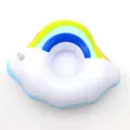 Aufblasbarer Regenbogen Wolke Getränkehalter Schwimmender Becherhalter für Pool Party PVC - Wolkenuntersetzer