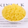 Cabochon in resina a cuore giallo pezzi di gomma glassata di zucchero per artigianato fai da te - giallo limone
