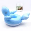 Blauer aufblasbarer Wal Babyschwimmring Poolschwimmer PVC Wasserspielzeug fuer Badespass - Wal-Getränkehalter