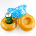 Aufblasbarer Diamantring Getränkehalter Wasser Schwimmer Pool Tasse Halter für Strand - Diamant-Getränkehalter