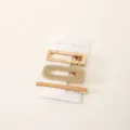 Acrylic acetate hair clip set of 3, stylish geometric design for women and girls daily wear. - 5#