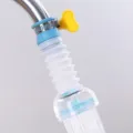 Uittrekbare keuken kraan sproeier anti-spat waterkraan flexibele verlengstuk mondstuk - Derde Generatie Verpakt / Blauw