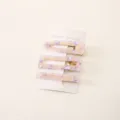 Acrylic hair clips set 3 pieces purple glitter geometric bobby pins side hair styling accessories - 19#