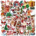 Christmas stickers waterproof decal set for luggage laptop water bottle holiday decoration - 50 Pcs Christmas 4 Stickers