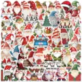 Christmas Gnome waterproof stickers pack for laptop luggage water bottle festive decor. - 50 Pcs Christmas Gnomes Stickers
