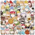 Cute gnome waterproof stickers pack for luggage laptop water bottle decoration vinyl decals - 50 Pcs Cartoon Gnomes Stickers