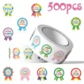 500pcs roll birthday medal stickers happy party reward labels diy craft gift seal decor - Default