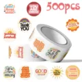 500pz rotolo adesivi decorativi citazioni ispiratrici planner laptop etichette - Stile con Citazione Ispiratrice