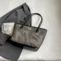 Γυναικεία τσάντα shopper μεγάλης χωρητικότητας casual τσάντα ώμου για εργασία. - Χωρίς μενταγιόν / Σκούρο Καφέ