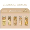 5 Stk. vintage klassische Frau magnetische Lesezeichen Jugendstil Buchseiten Clips - Vintage Klassische Frau Thema / 5er-Pack