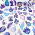 Hexen Magie Serie Aufkleber PET wasserdichte dekorative Sticker für Laptop Tagebuch Basteln - 50 Stück/Packung