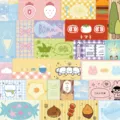 30pcs cute cartoon aesthetic stickers waterproof DIY diary phone case decorative decals - Cute Labels