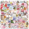 Süße Cartoon Aufkleber Packung 100 Stk ästhetische VSCO wasserdichte Sticker für Laptop - Stil UU055
