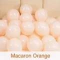 Macaron orange latex balloons thick wedding party birthday decoration background props - Macaron Orange