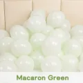 Macaron green latex balloons for wedding birthday party festival decoration and romantic settings. - Macaron Green
