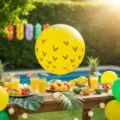 36 inch round pineapple print latex balloon, thickened explosion-proof party decoration. - Pineapple