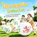 Large outdoor inflatable toy ball for kids, thick anti-explosion ball for park lawn play. - Animal Style