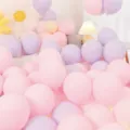Macaron latex balloons set for wedding birthday party decoration pink and purple - Macaron Pink + Purple