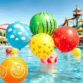 36-inch round thick inflatable watermelon strawberry pineapple beach ball for park party - Mixed Print