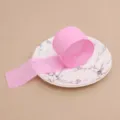 Pink crepe paper roll for party background decoration, 4.5cm width and 22m length. - Pink