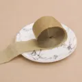 Gold crepe paper roll, 4.5cm wide and 22m long. Perfect for party backdrop decorations. - 4.5 cm x 22 m / Gold
