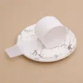 White crepe paper roll for background wall decoration, width 4.5cm, length 22m, crafting - 4.5 cm x 22 m / White