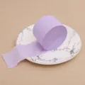Light purple crepe paper roll for party background decoration, 4.5cm width and 22m length. - Light Purple