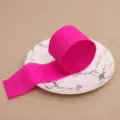 Rose Red Crepe Paper Roll 4.5cm x 22m Background Wall Decor Party Craft Paper Streamer - Rose Red
