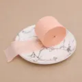 Pink crepe paper roll for backdrop decoration, party DIY crafts, width 4.5cm length 22m. - Honey Pink