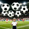 Giant soccer ball balloons for World Cup kids birthday party sports theme decoration and events. - 5-Piece 18-Inch Football Set with Pump and Ribbon