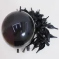 Black tail balloons linkage balloons for birthday party backdrop decoration balloon chain setup - 50 Pieces/Pack / Black