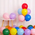 Assorted colorful latex balloons set for wedding party birthday baptism celebration item - 10 Inches (100 Pieces/Pack) / Multicolor