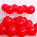 Thickened red latex balloons for party wedding birthday background decoration 10 inch - 10 Inches (100 Pieces/Pack) / Red