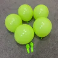 Avocado green latex balloons set, thick party decoration balloons for birthday wedding event. - 10 Inch 100 Pcs Pack / Fruit Green