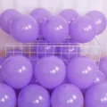 Thickened purple latex balloons for wedding birthday party classroom graduation decoration - 100 Pieces/Pack / Purple