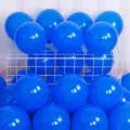 Blue latex balloons 10 inch thick matte party wedding birthday celebration background decoration - Matte Dark Blue