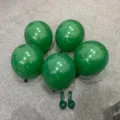 Thickened dark green latex balloons, forest green party balloons for event and shop decoration. - 10 Inch 100 Pcs Pack / Dark Green