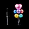 Clear plastic balloon stand column holder kit for party wedding birthday decoration display. - Table Float